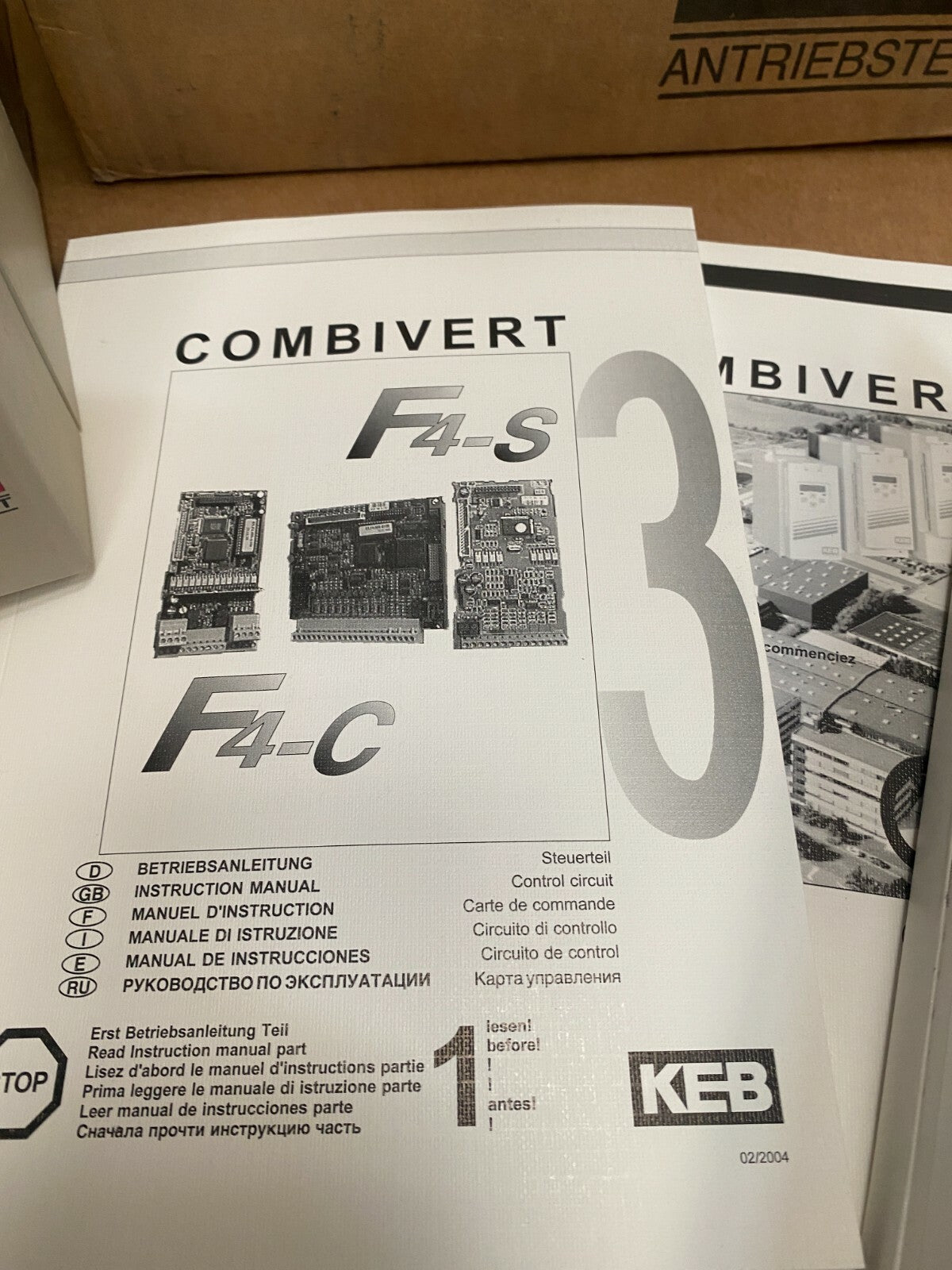 KEB Combivert Drive  F4  09.F4.C3D-1220/1.4   2.8Kva F4-S F4-C   OLD STOCK NEW