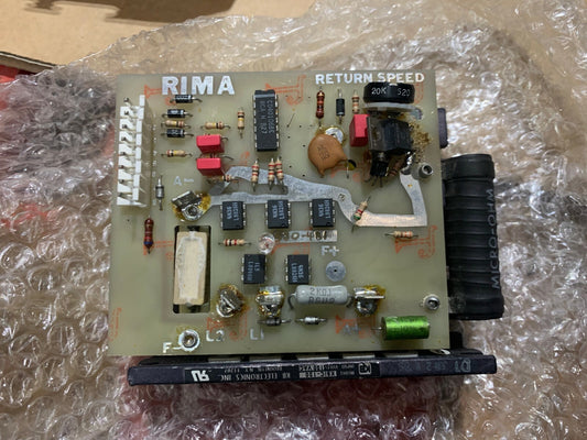  Circuit board card 	RIMA  S30 481D Return Speed .KBIC-120 KB controller 2