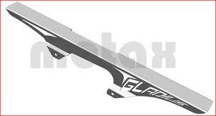 Carter de chaine INOX Made in France cache protège chain guard SFV 650 GLADIUS - KLR Automation