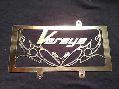 Grille de radiateur / radiator guard Cache INOX Made in FRANCE VERSYS - KLR Automation