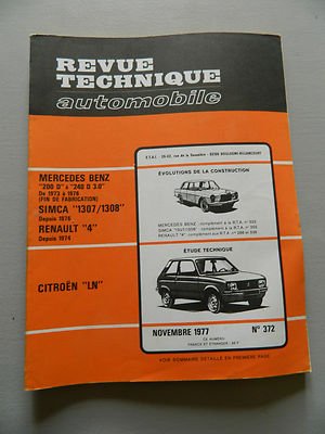 RTA revue technique automobile comme neuf n 372 CITROEN LN - KLR Automation