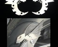 Platines repose pied protèges talons 600 900 HORNET Tous Modeles - KLR Automation