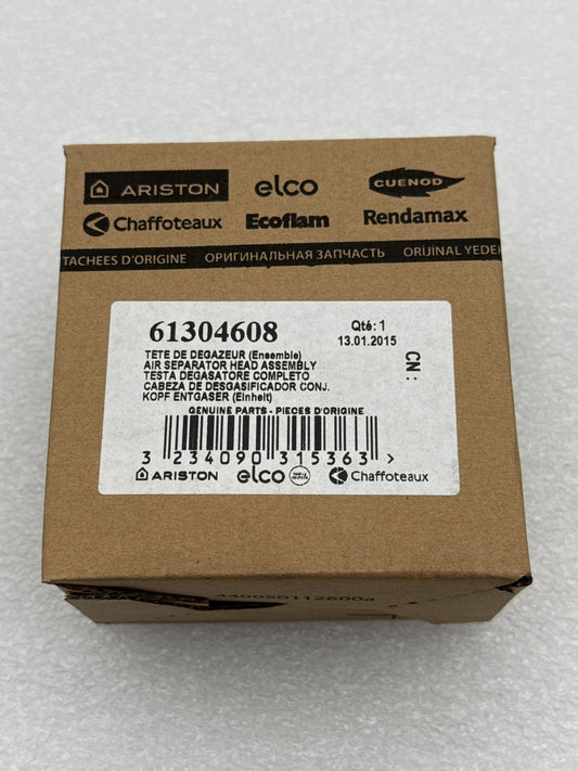 Ensemble Tête de Dégazeur Ariston Chaffoteaux 61304608 - KLR Automation