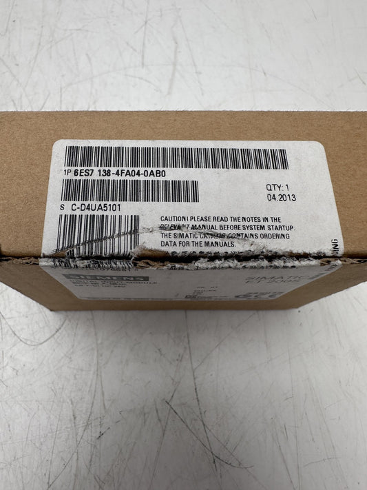 Siemens 6ES7 138-4FA04-0AB0 Digital Input Module — Occasion