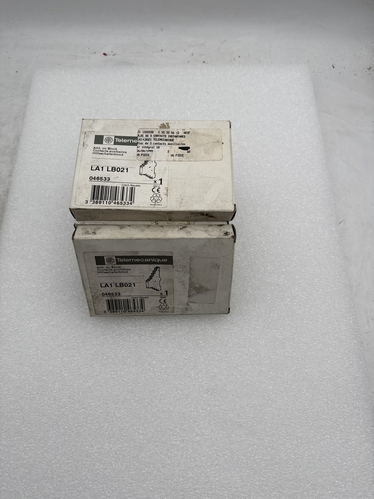 Bloc de contacts auxiliaires LA1 LB021 Telemecanique Neuf - KLR Automation