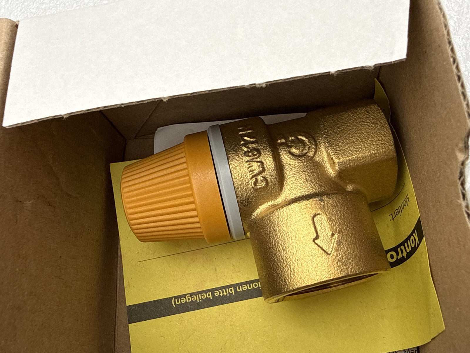 Soupape de sécurité 6 bar équipée pour systèmes de plomberie - KLR Automation