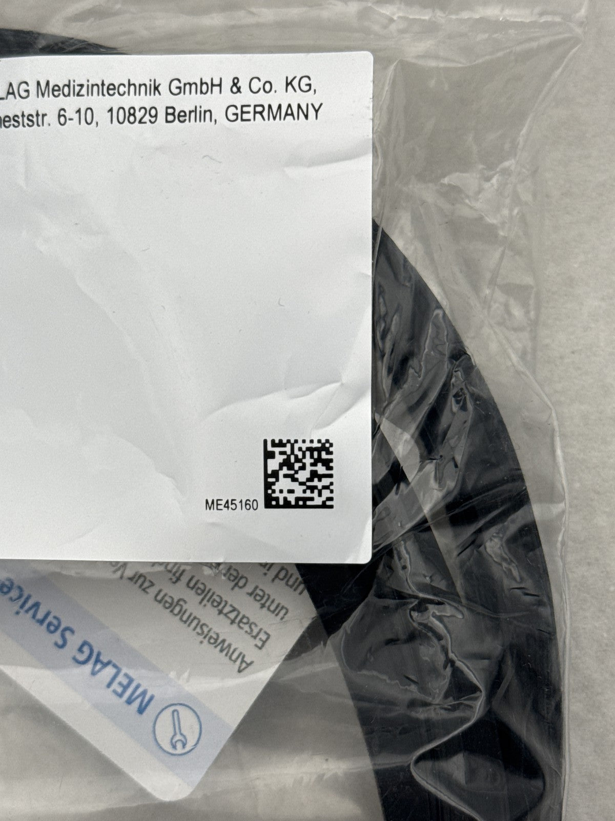 Joint de porte noir MELAG ME45160 pour équipements de santé K059 - KLR Automation