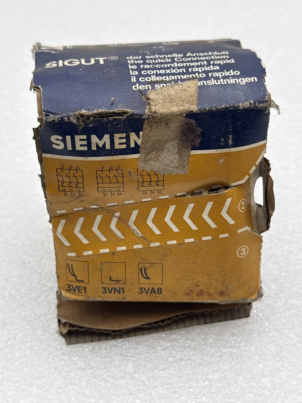 Relais Siemens 3VE1010 - 2J 20A 600V Équipement Électrique Neuf - KLR Automation