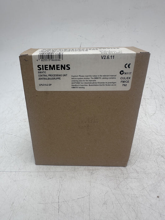 Siemens 6ES7 315-2AG10-0AB0 SIMATIC Central Processing Unit CPU315-2 DP x1pc — Occasion