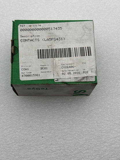 Contacts LASFG431 pour équipements électriques professionnels - KLR Automation