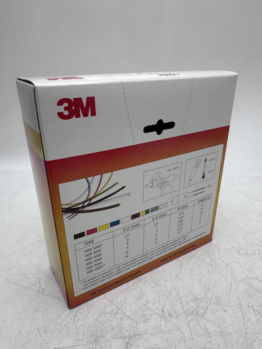 3M HSR-3000 18/6 GS Heat Shrink Tubing Green/Yellow 5m — Neuf