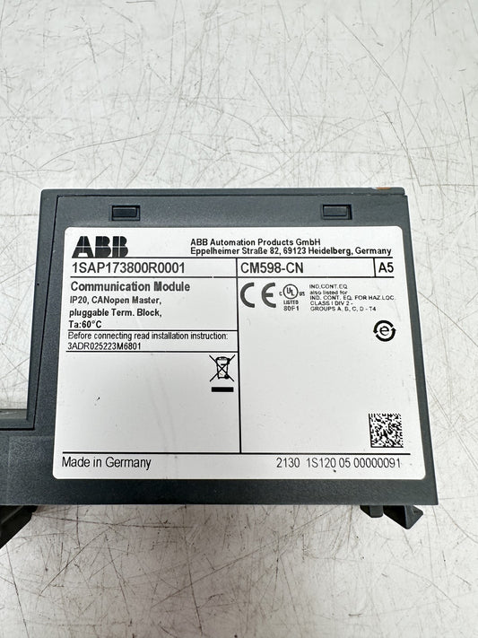 ABB 1SAP173800R0001 CM598-CN Communication Module — Occasion
