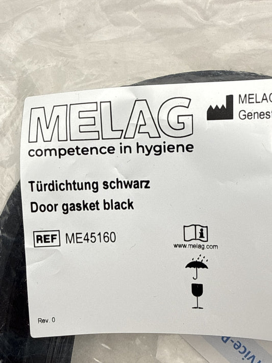 Joint de porte noir MELAG ME45160 pour équipements de santé K059 - KLR Automation