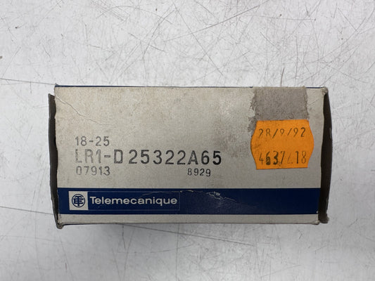 Telemecanique LR1-D25322A65 Overload Relay — Neuf