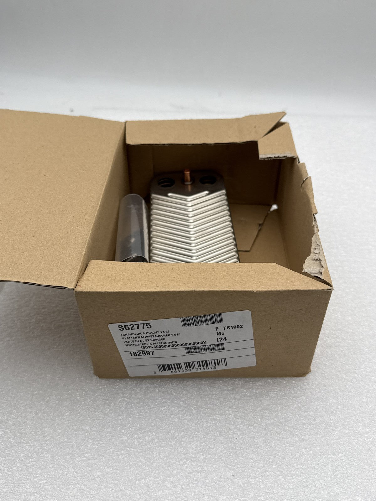 Échangeur à plaque 24/28 pour chauffage s62775 - KLR Automation
