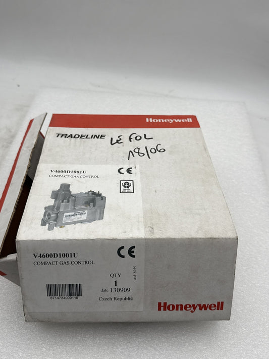Contrôleur de Gaz Compact Honeywell V4600D1001U Neuf - KLR Automation