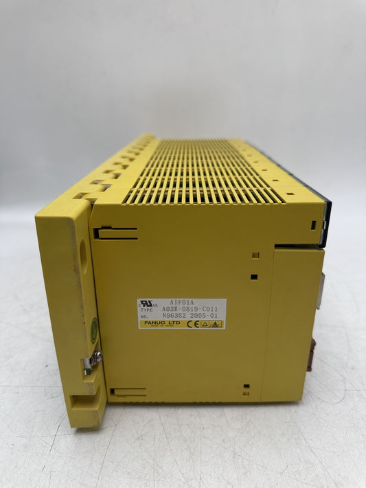 FANUC AIF01A SLOT 10 RACK + AID16D + A0D16D — Occasion