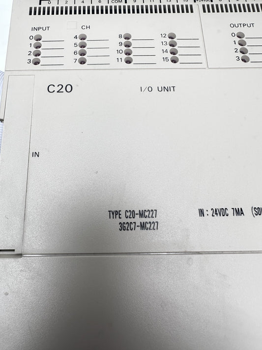 Omron 3G2C7-MC227 C20 I/O UNIT — Occasion